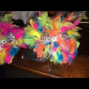 Handmade fluff slides